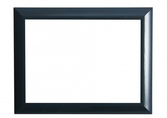 Empty black digital picture frame